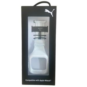 NEW Puma White Polyurethane 44mm Band for Apple Watch